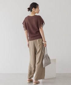 AMERICAN HOLIC 接触冷感ベイカーリラックスパンツ