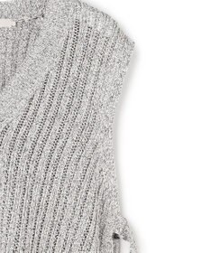 ICB L コットンツイスター ニットベスト