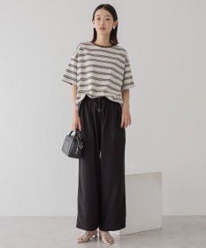 AMERICAN HOLIC 接触冷感ベイカーリラックスパンツ