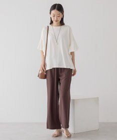 AMERICAN HOLIC 接触冷感ベイカーリラックスパンツ