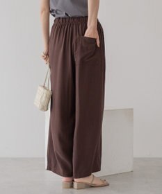 AMERICAN HOLIC 接触冷感ベイカーリラックスパンツ