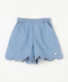 ANY KIDS 裾 スカラップ ショートパンツ