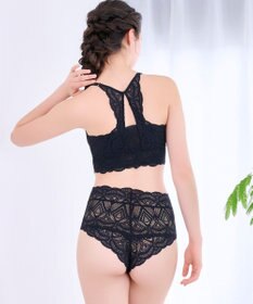 BRADELIS New York 【BRADELIS Me / ノンワイヤー】Lovely Back Bra26S1 補正下着 補整 ブラジャー 華やかなレースの見せインナー