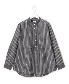 J.PRESS YORK STREET 【WOMEN】コットンタイプライターストライプ ブラウス