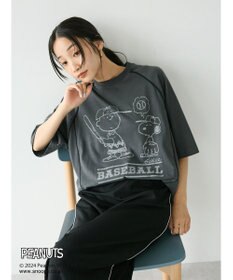 CRAFT STANDARD BOUTIQUE 【ユニセックス】PEANUTS/スヌーピー 切り替えTシャツ
