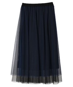 Green Parks ＳＥＴ２点　リバーシブルチュールスカート＋ペチスカート