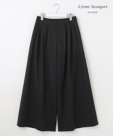 自由区 【カトリエムブーケ】Belle forme スーパーワイドパンツ ブラック