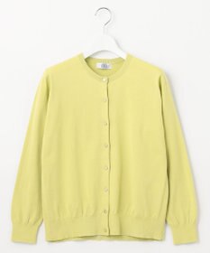 J.PRESS LADIES 【洗える】BASIC HT-COTTON クルーネック カーディガン