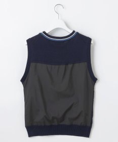 23区GOLF 【WOMEN】【ウォッシャブル】コットンブレンドサイドロゴベスト