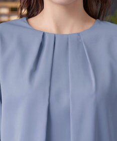 Tiaclasse つまみタック袖レイヤードブラウス