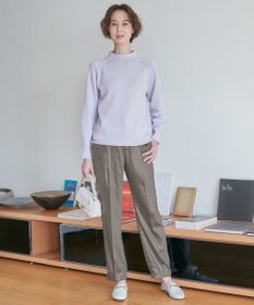 自由区 【洗える】チンツサテンタンブラー ジョガーパンツ