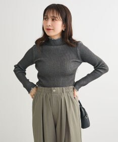 Green Parks ・ＡＮＤＳＥＡＲＣＨ　メランジリブハイネックニット