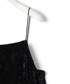 ICB 【洗える】 シアーベルベット キャミソールワンピース