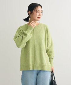 Green Parks ベロアモールリラックスサイズニットプルオーバー