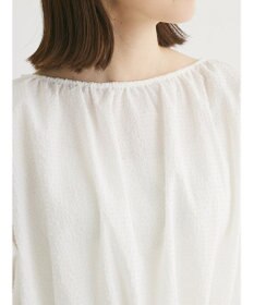 Green Parks 裾シャーリングブラウス