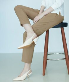 組曲 【美シルエット・ストレッチ・シワになりにくい】オシャクロス テーパードパンツ