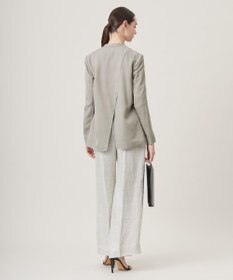 ICB L Vi/Ly/Liツイル  ノーカラージャケット