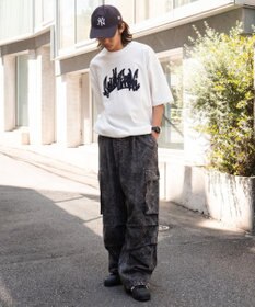 WEGO 【ユニセックス着用ITEM】デニムイージーカーゴパンツ