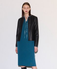 JOSEPH ダイヤゴナルプリント×ニット　ドレス