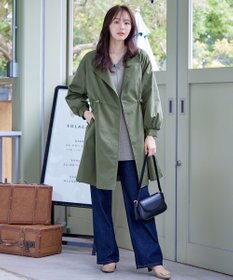 Tiaclasse L 着流しパフスリーブコート