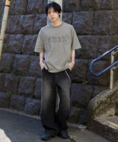 WEGO 【ユニセックス着用ITEM/MLサイズ展開】ブリーチダメージアップリケT（SS）