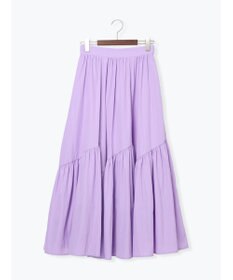 Te chichi マットタフタバイヤスティアードスカート