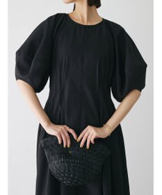 Green Parks ボリューム袖ロングワンピース