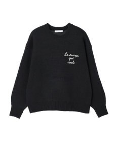 Green Parks 刺繍ロゴニットプルオーバー