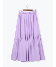 Te chichi マットタフタバイヤスティアードスカート