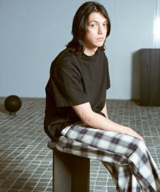 WEGO 【ウエストゴム】オンブレチェックイージーパンツ