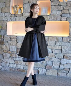 Tiaclasse L 着流しパフスリーブコート