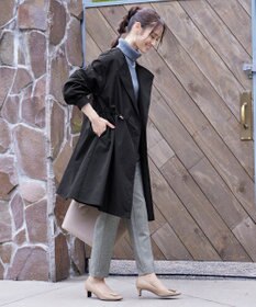 Tiaclasse L 着流しパフスリーブコート