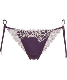 WACOAL Ｔバック ショーツ 【リボンブラ 脇すっきり】 BRB433とペア はきこみ丈あさめ バックのかぶりが広め ソング レディース PRA433 /ワコール