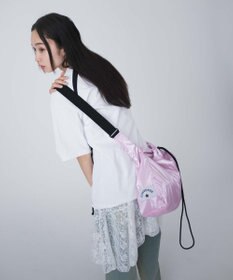 WEGO 【CONVERSE/ユニセックス着用ITEM】別注CONVERSEドローコードショルダーバッグ