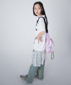 WEGO 【CONVERSE/ユニセックス着用ITEM】別注CONVERSEドローコードショルダーバッグ