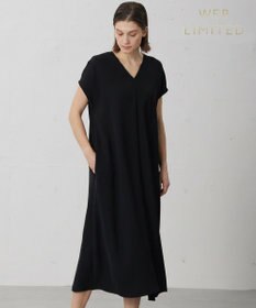 BEIGE， VIRGILE / Vネックリラックスワンピース