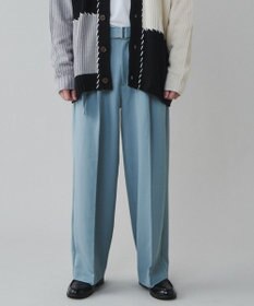 WEGO トロミ　ベルト付きワイドスラックス