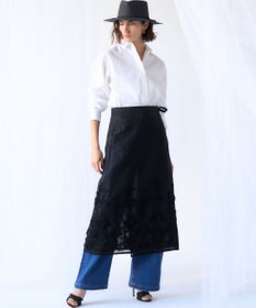 23区 L 【見上愛さん着用/Oggi掲載/接触冷感】23区DENIM サマー ストレート ワイド パンツ