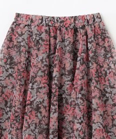 ANY KIDS 花柄 チュール フレア スカート