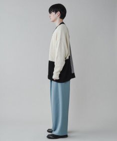 WEGO トロミ　ベルト付きワイドスラックス