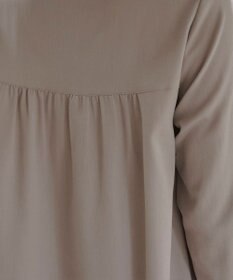 Tiaclasse 【洗える】クレリックシャツチュニックブラウス