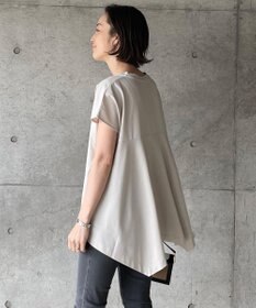 UNFILO 【新色追加！/接触冷感】マイビューティ バックフレアTシャツ