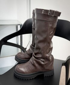 WEGO ベルトカバーロングブーツ