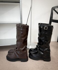 WEGO ベルトカバーロングブーツ