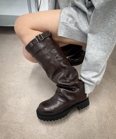 WEGO ベルトカバーロングブーツ