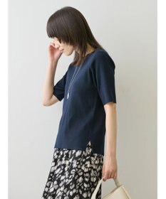 AMERICAN HOLIC ５分袖リブニットプルオーバー