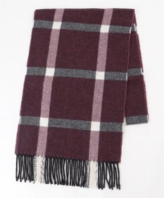 JOSEPH ABBOUD 【カシミヤ混・イタリア製】ビックビックチェック　ストール