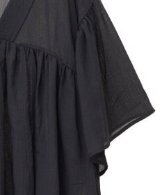 earth music&ecology Ｖネックギャザーブラウス