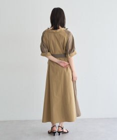 YECCA VECCA ベルト付きスキッパーシャツワンピース