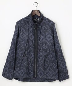 JOSEPH ABBOUD MOUNTAIN 【UNISEX】ポケッタブル ネイティブモチーフリップブルゾン